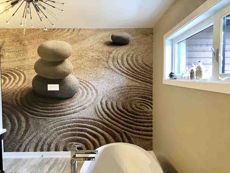 Wallpaper Mural Zen Sand Garden | Muralunique