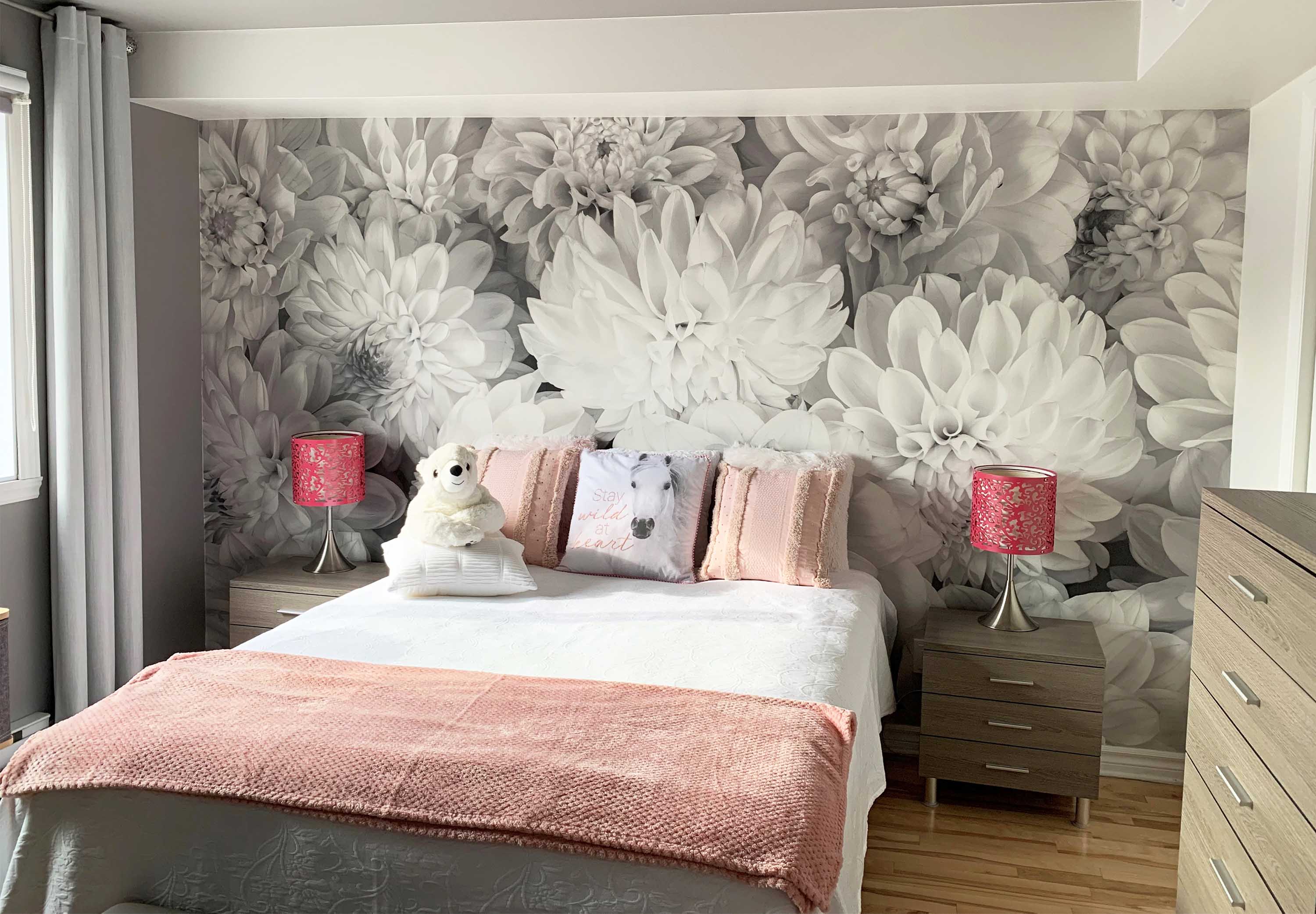 Floral Quilt Set Bedspread Set Dahlia (Full/Queen)