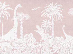 Monochrome Dino – Pink